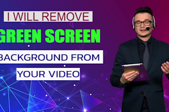 remove green screen background from your video