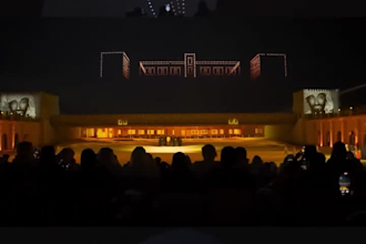 do 3d drone light show for event, event video, wedding animation, festival video