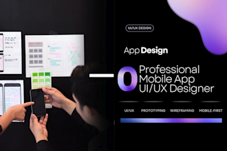 do responsive mobile UI design on figma and adobe xd