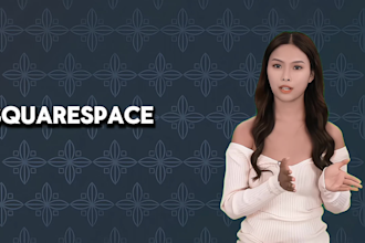 design a professional and beautiful squarespace website