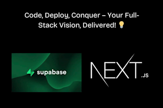 build your website with nextjs, react, supabase and node