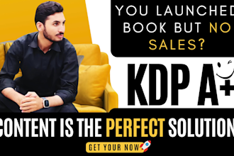 do amazon kdp a plus content for your book listing, amazon ebc design