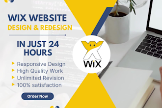 wix website redesign, wix website design, redesign wix website