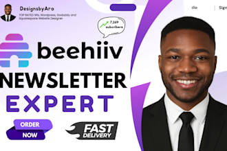 setup beehiiv account design beehiiv newsletter template beehiiv landing page