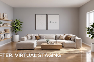 do virtual staging and renovation of property photos