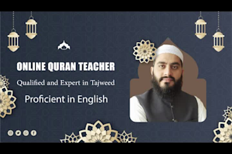 be your online quran teacher and quran tutor with tajweed