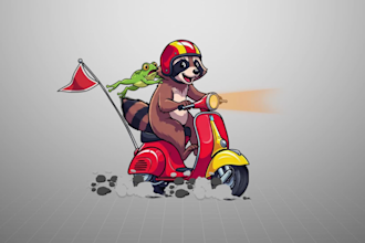 custom animated from your still character