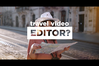 edit high quality travel and vacation videos