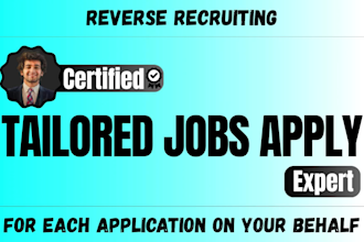 be your reverse recruiter and apply for jobs on your behalf