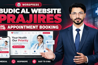build a doctor or clinic wordpress website with appointment booking