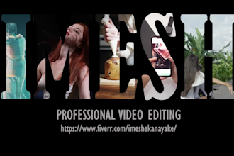 do professional video editing and post production