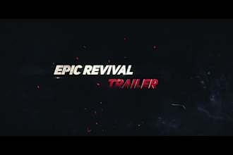 create this epic cinematic action trailer in 24 hrs