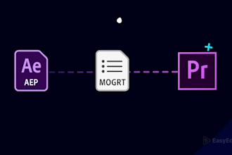 create your premiere mogrt motion graphics template
