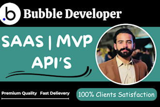 develop your bubble io website and bubble app with API integration