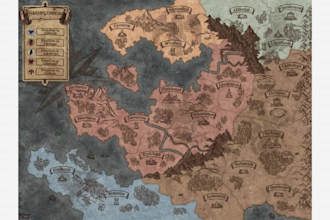 draw cartography fantasy world city map book novel map dnd game dnd campaign map