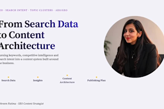 create a complete SEO content strategy and topical authority map