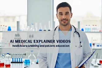 create ai medical explainer videos for healthcare training and patient education