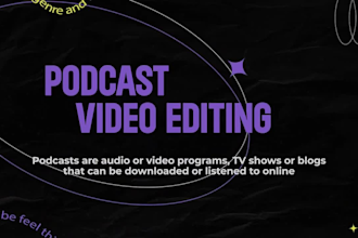 edit your podcast video, multicam editing, sound design