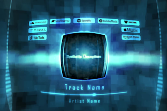 make an audio visualizer video for your release