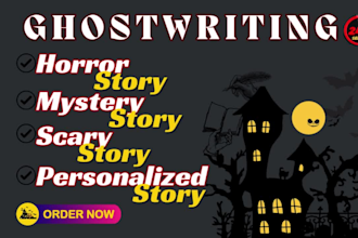 ghostwrite scary, horror, mystery, and personalized story