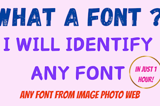 identify fonts with precision and speed for your projects