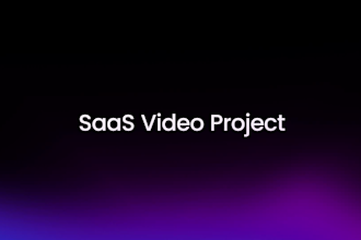 create saas explainer video for software app or website
