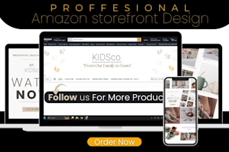 do amazon storefront design and amazon brand store