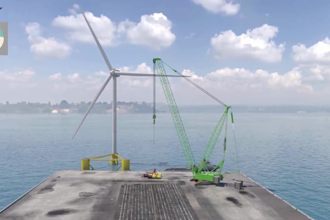 create 3d industrial animation, 3d subsea renewable energy engineering video
