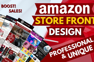 design professional amazon storefront design amazon brand store