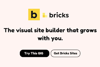 make responsive clean wordpress website with bricks builder