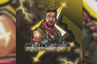 illustrate stunning mascot esport logo from your photo
