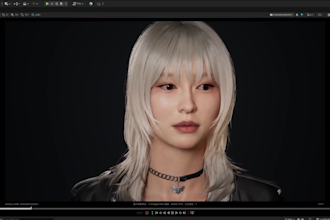 do custom metahuman with mocap animation, body and face capture 3d rendering