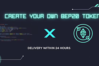 create a crypto token on bsc, polygon or evm blockchains