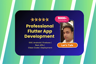 develop high performance flutter apps for android and ios