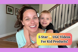 create high quality kids ugc videos for your brand