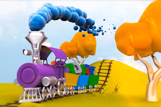 make kids happy video intro animation