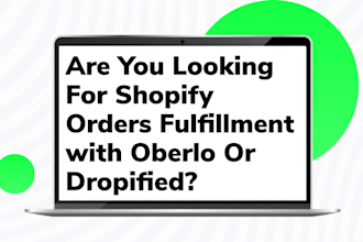 fulfill shopify orders using oberlo dropified or manually