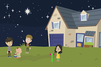create attractive children book animation, videobook, kids 2d animation video