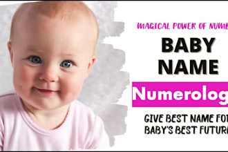 suggest baby name with numerology for bright future