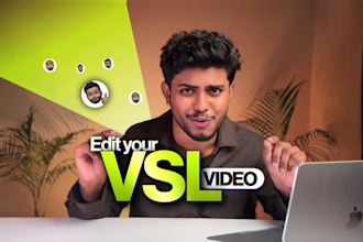 edit your vsl video sales letter for ads and landing pages