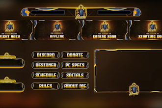 design aesthetic twitch overlays and panels for cozy streams
