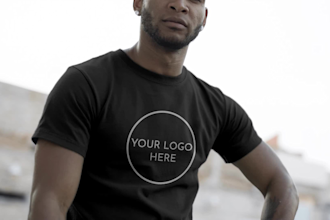 create t shirt mockups and videos of african american models