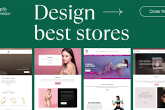 clone shopify website , shopify dropshipping store
