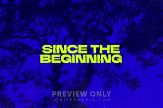 create cinematic sermon bumper, church intro and christian video,