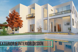 be your architect interior designer do 3d modelling, realistic 3d rendering
