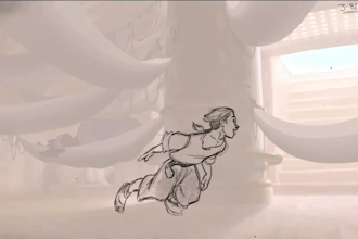do 2d traditional animation frame by frame flipbook video, 2d line art animation