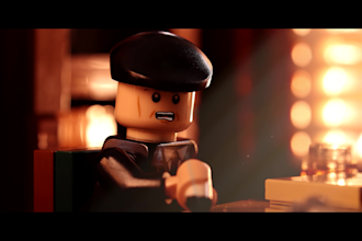 create a professional stop motion video
