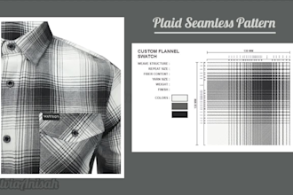 design plaid seamless pattern