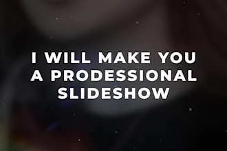 create an amazing slideshow video with your photos and videos