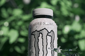 create 3d beverage and soft drinks animation video